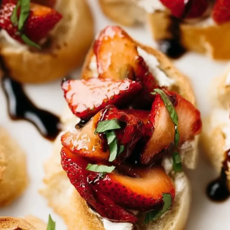 Strawberry Bruschetta