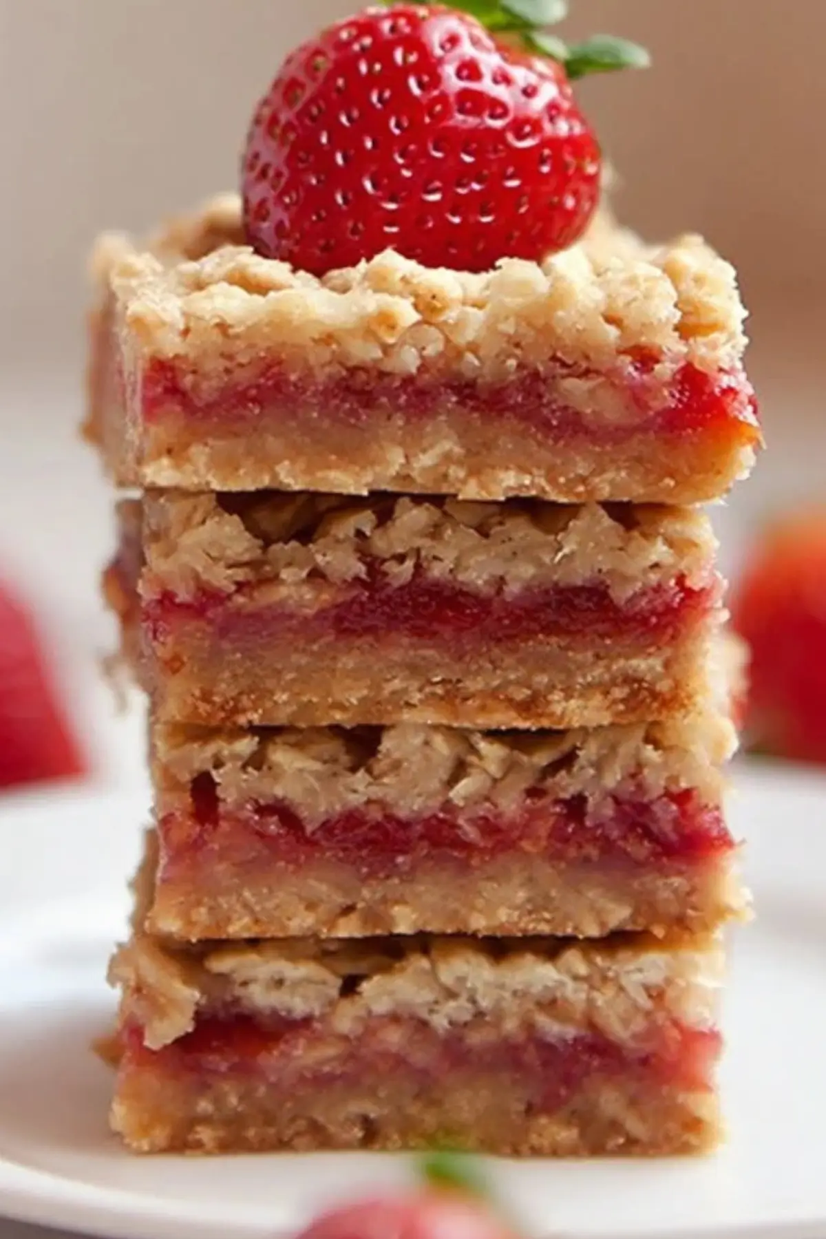 Strawberry Oatmeal Bars