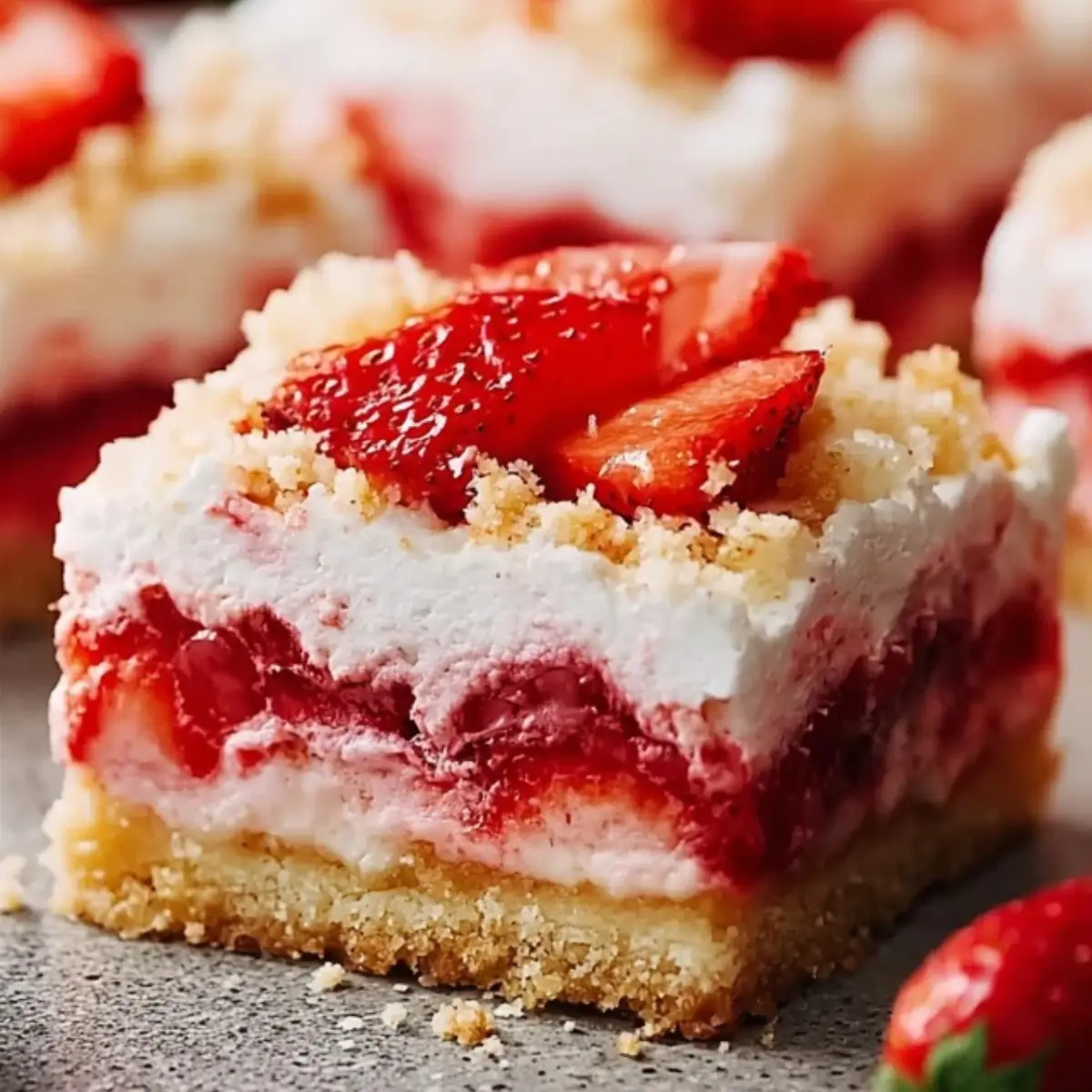 Strawberry Shortcake Bars: Delicious and Easy Recipe - Sabores Recetas