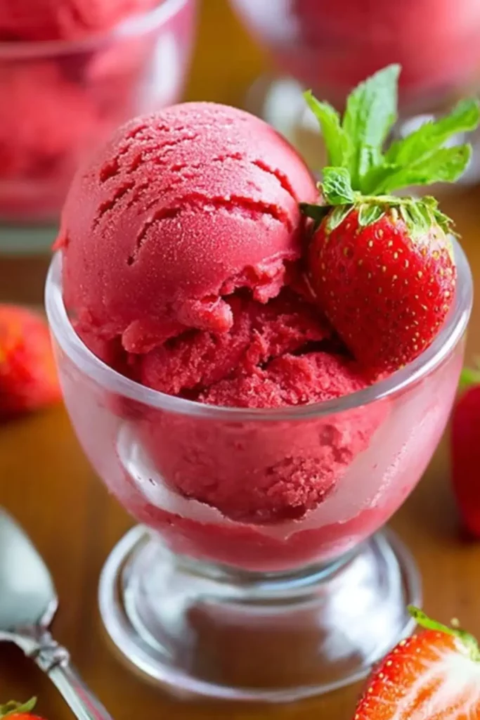 Strawberry Sorbet
