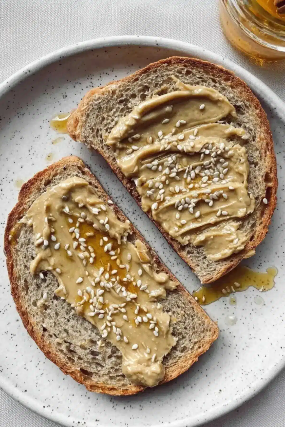 Tahini Honey Toast