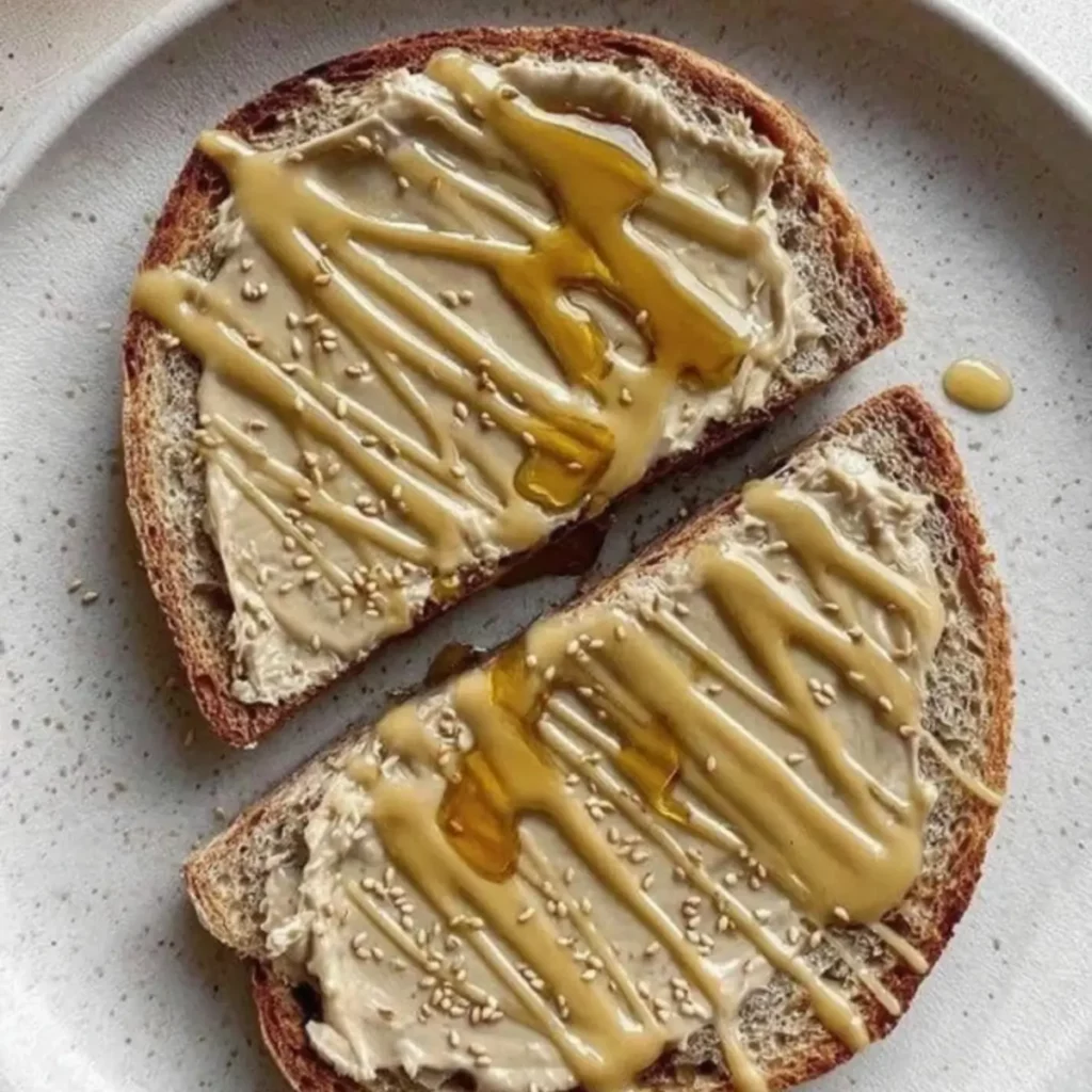 Tahini Honey Toast