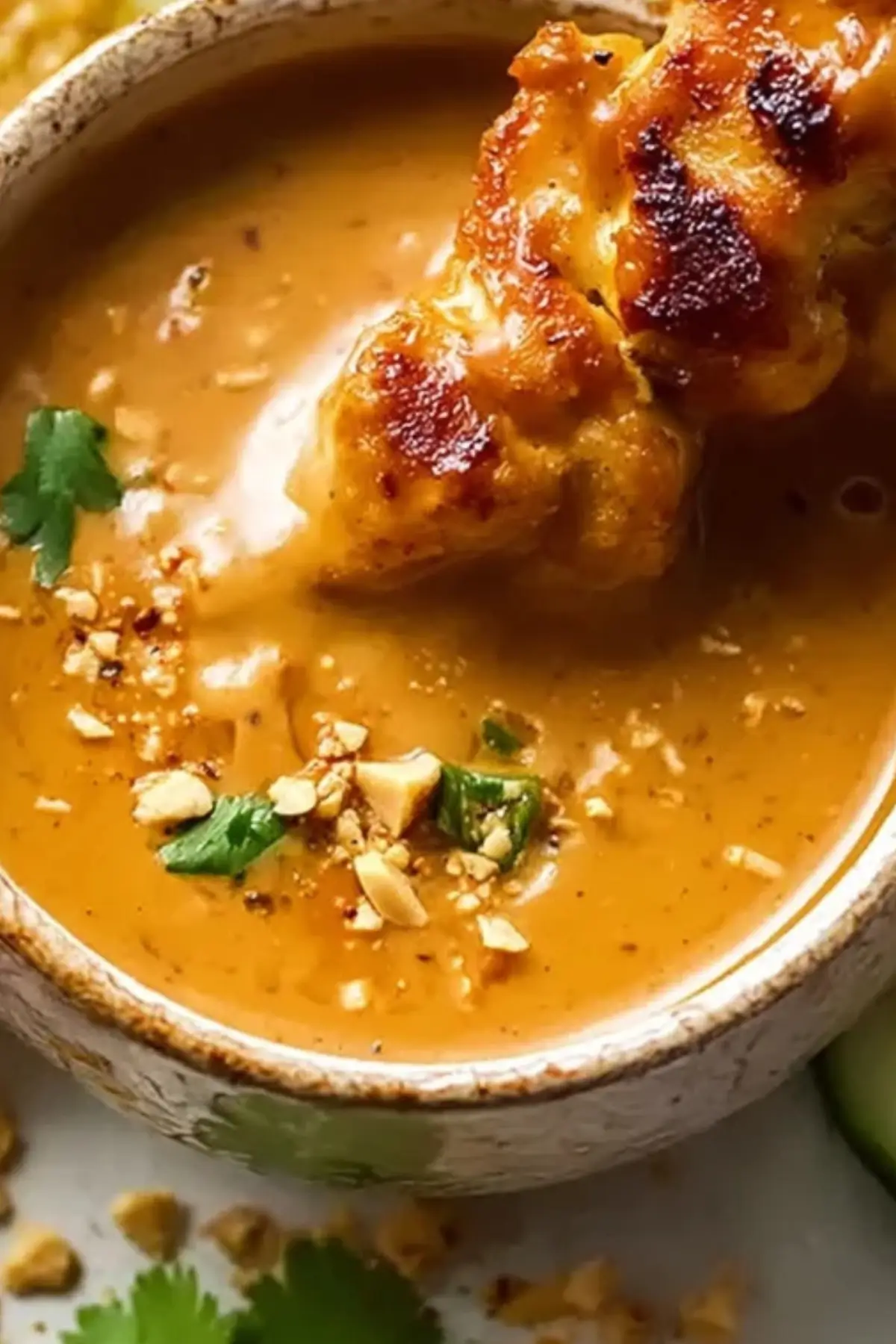 Thai Chicken Satay with Peanut Sauce