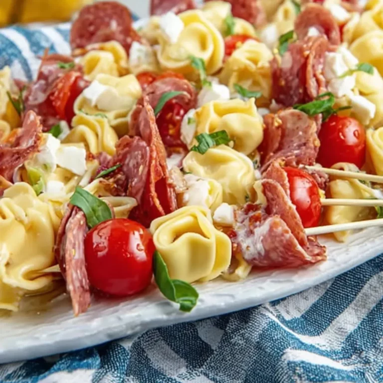 Tortellini Skewers Appetizer