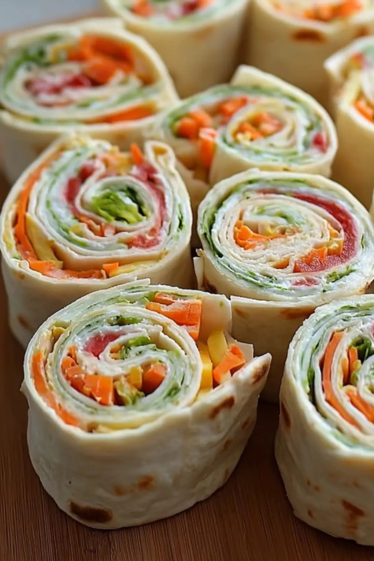 Vegetable Tortilla Roll Ups
