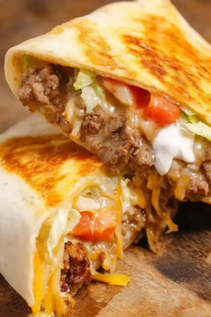 Weight Watchers Cheeseburger Crunch Wrap