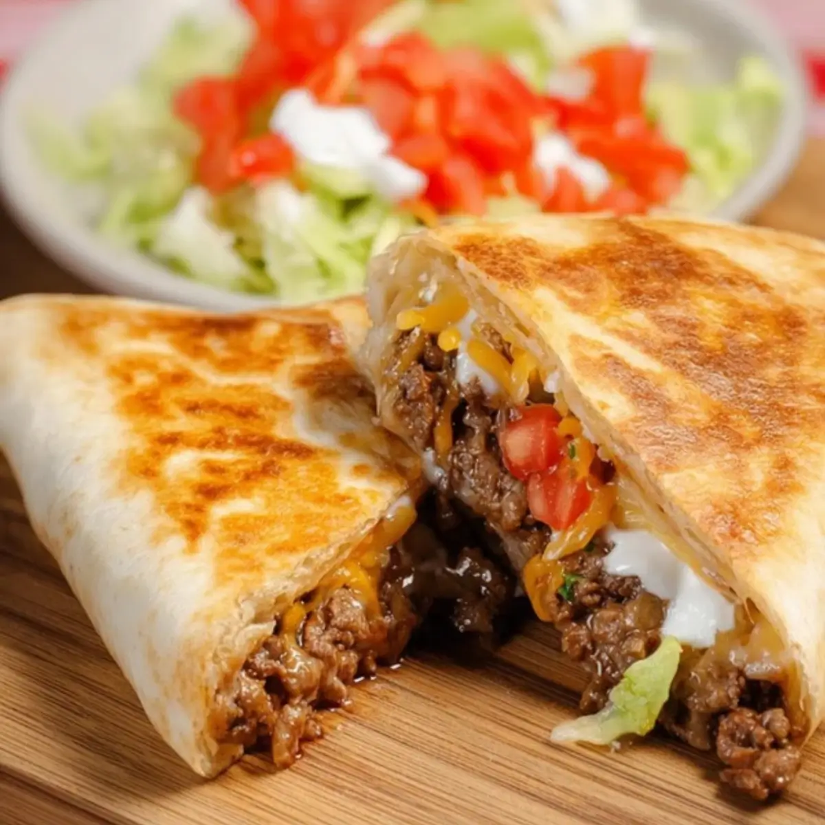 Weight Watchers Cheeseburger Crunch Wrap