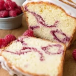 Yogurt Cake with Raspberry Swirl