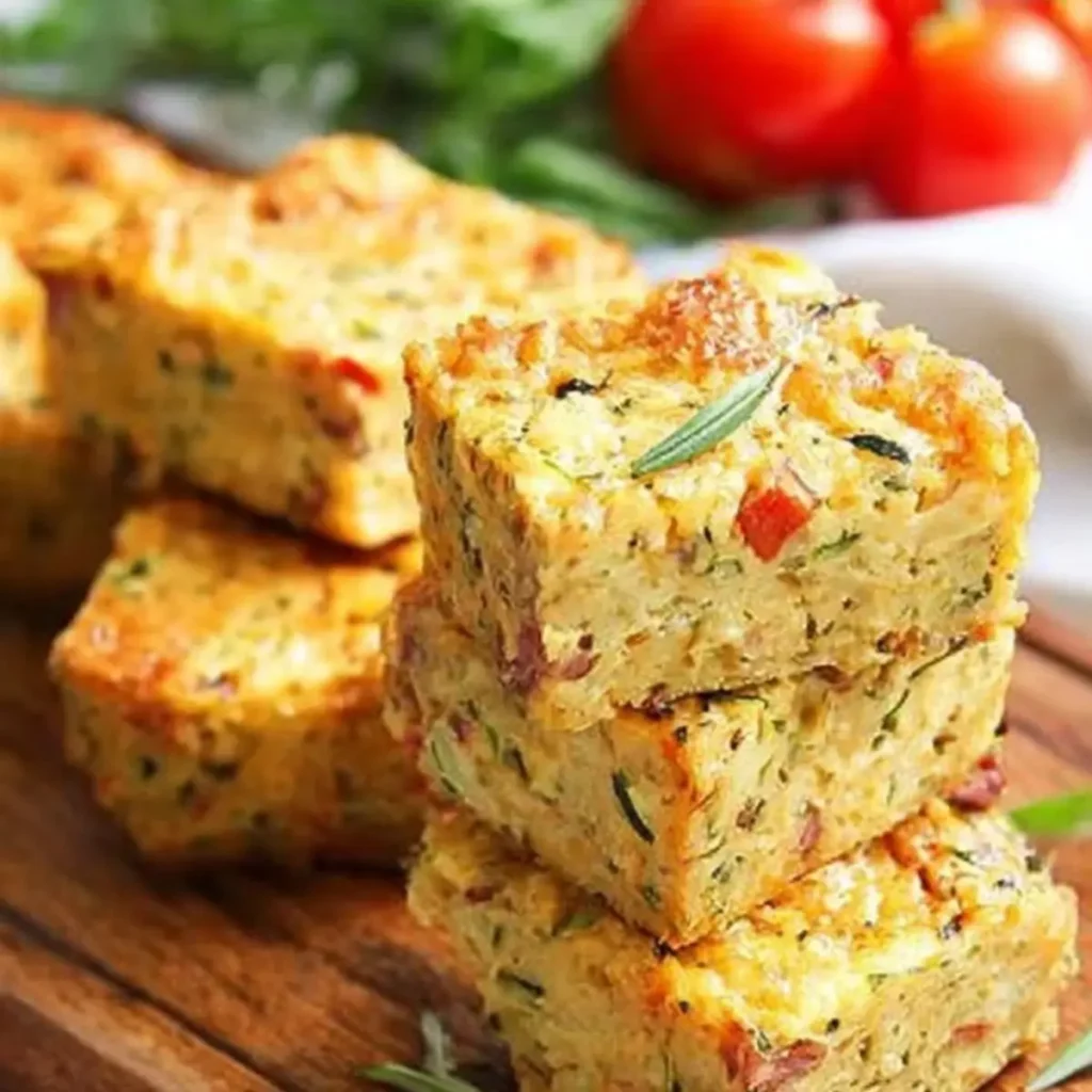 Zucchini and Bacon Slice