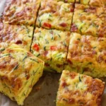 Zucchini and Bacon Slice