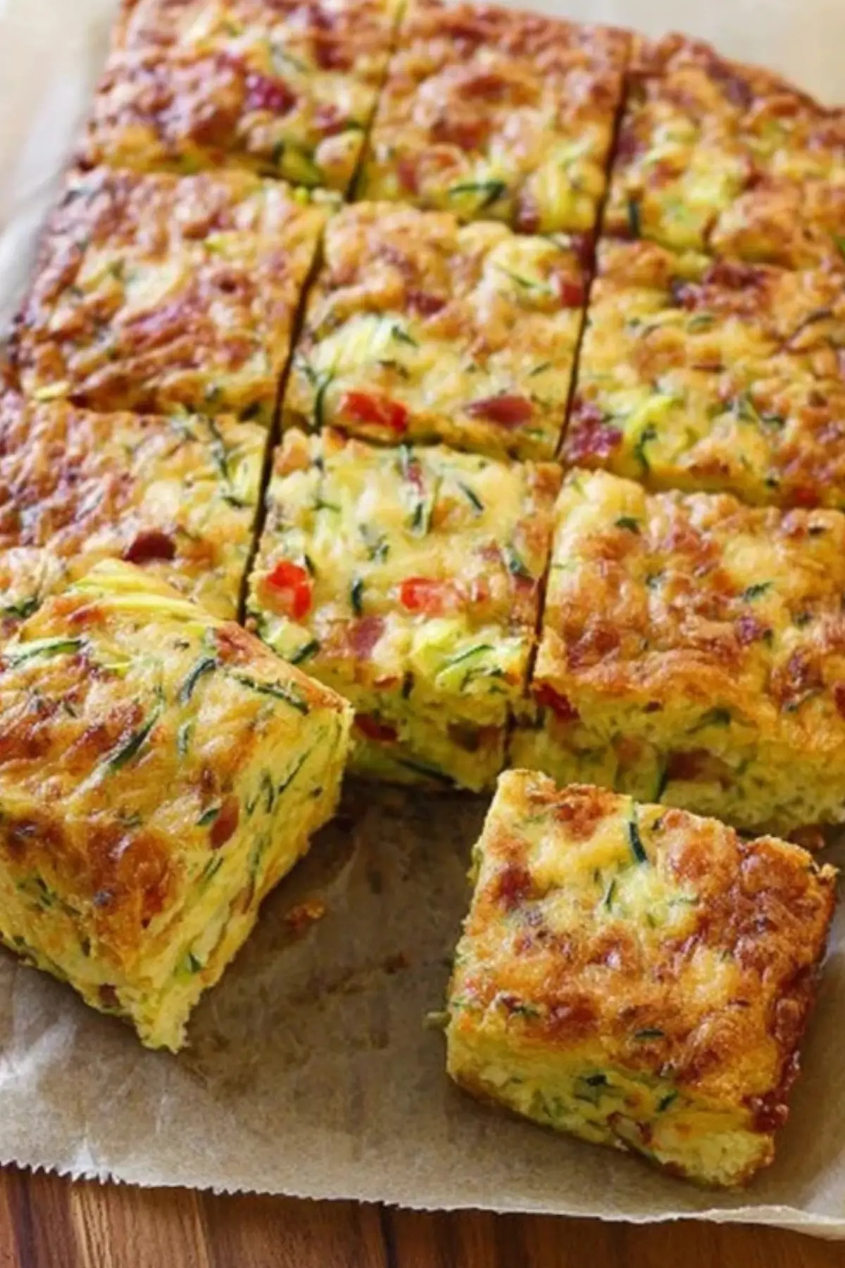 Zucchini and Bacon Slice