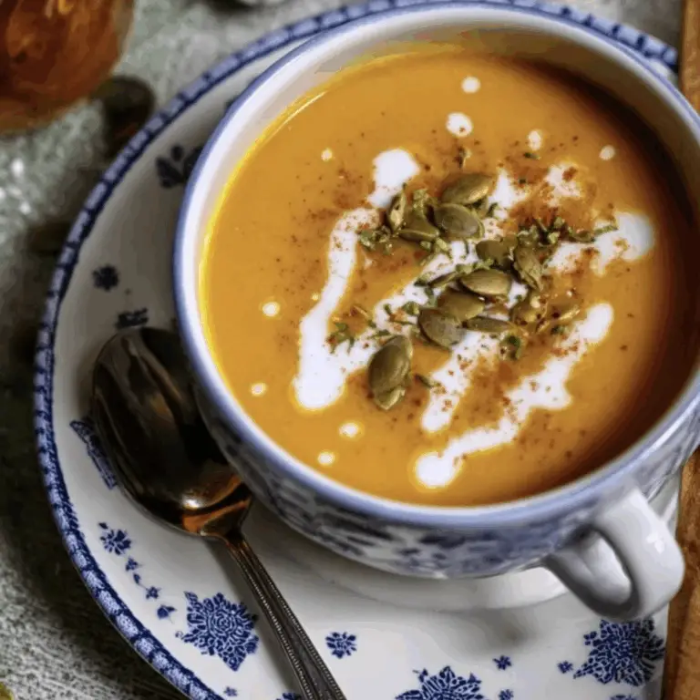 Apple Carrot and Pumpkin Soup