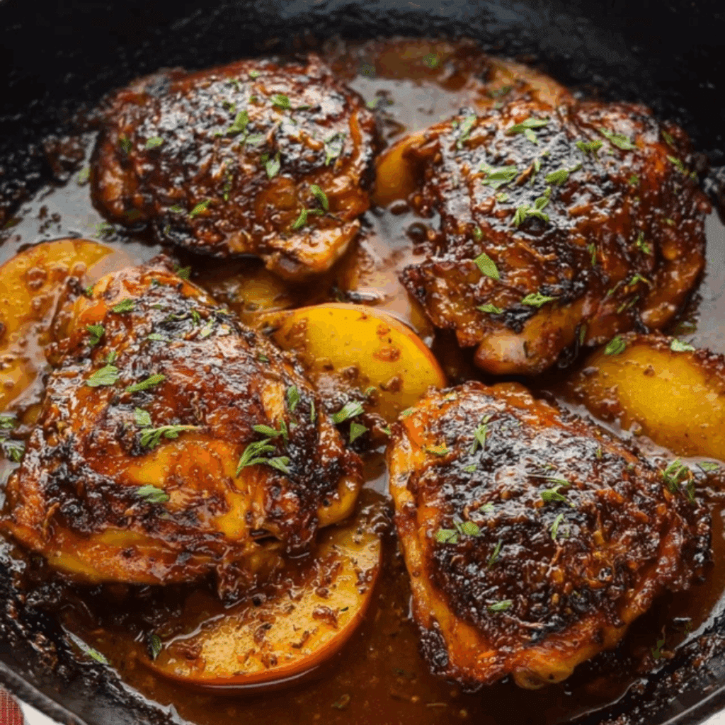 Apple Cider Glazed Chicken