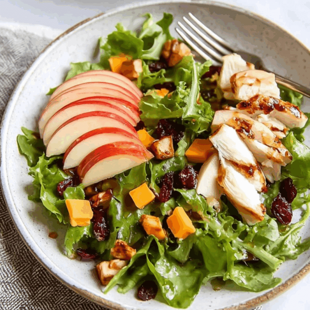 Apple Salad with Cheddar