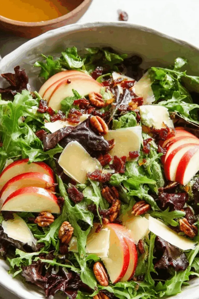 Apple Salad with Cheddar