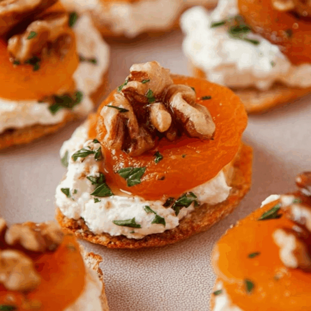 Apricot and Goat Cheese Appetizers