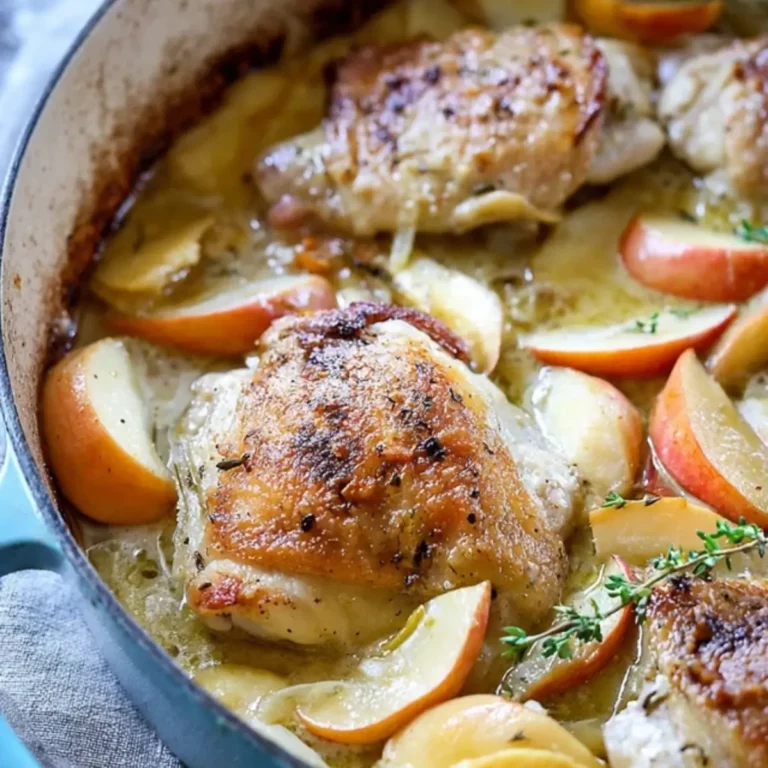 Baked Chicken with Apples