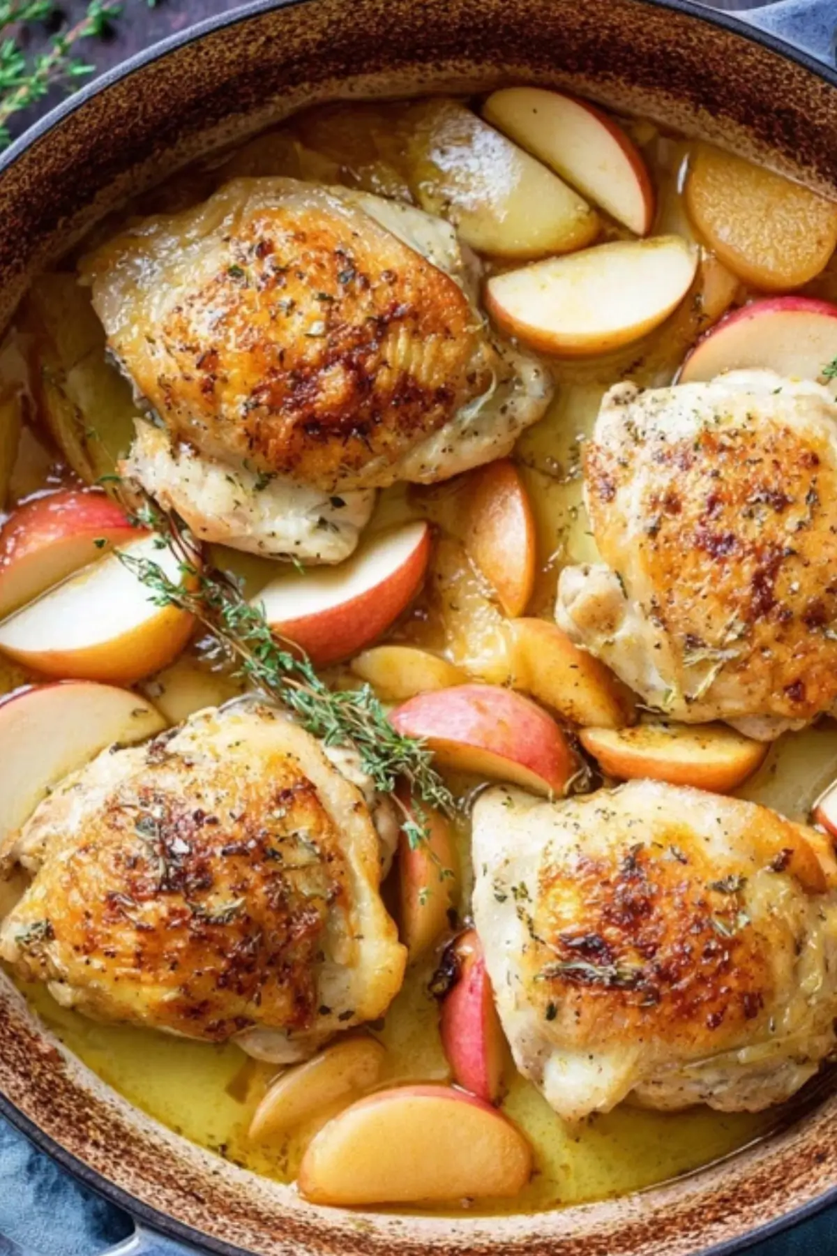 Baked Chicken with Apples
