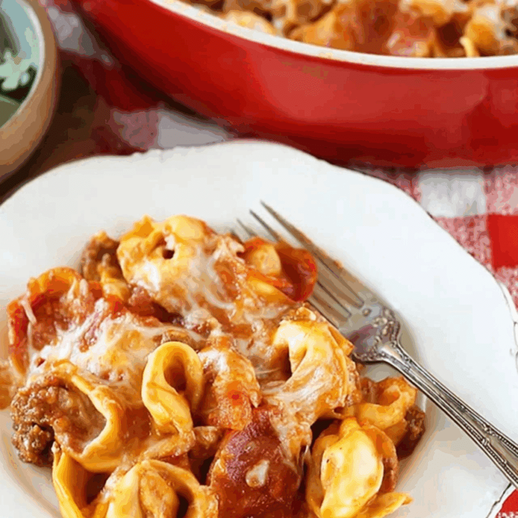 Baked Pizza Tortellini