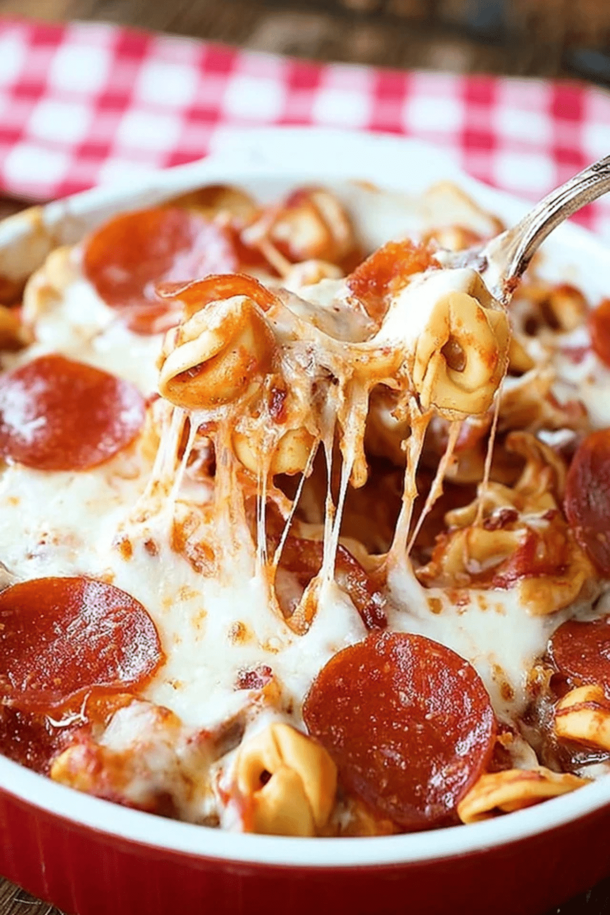Baked Pizza Tortellini