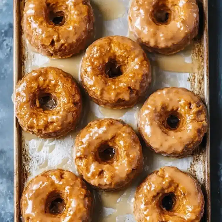 Baked Pumpkin Donuts with Maple Glaze