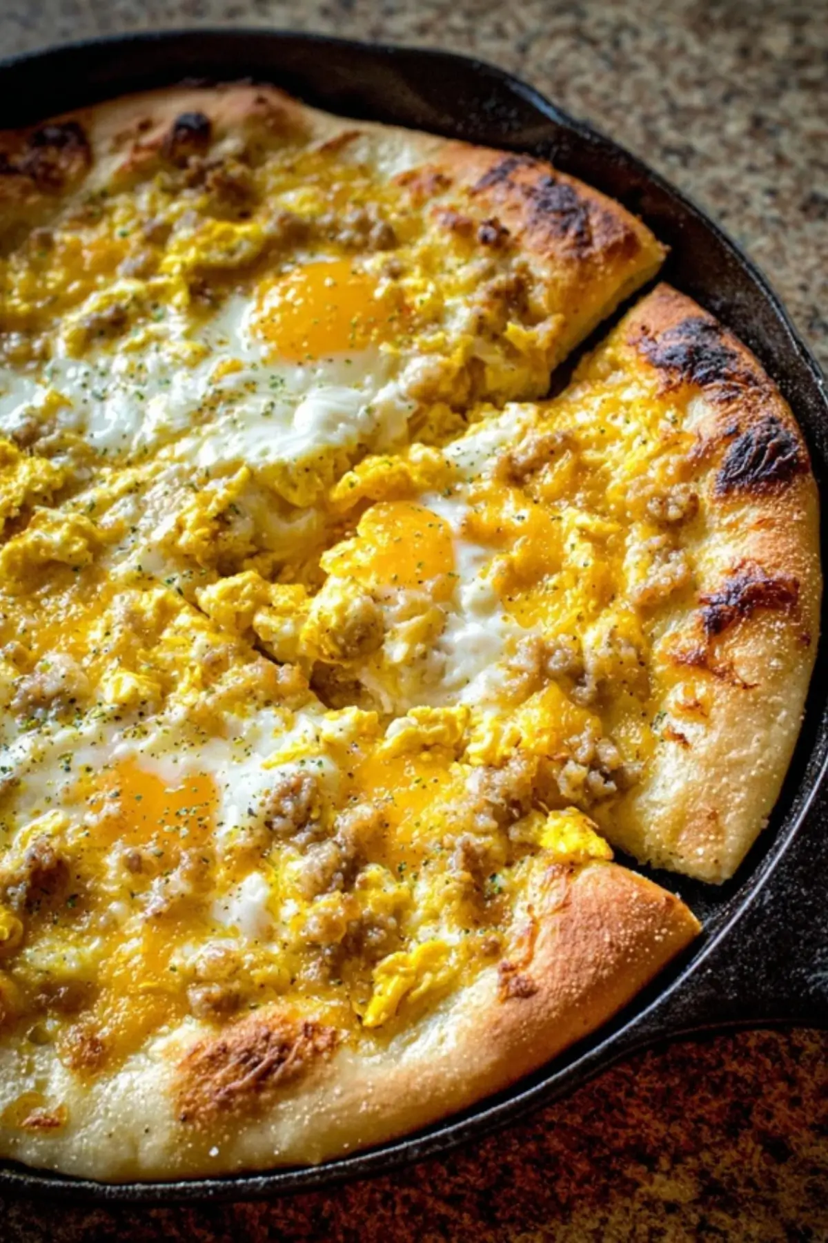 Breakfast Pizza Recipe with Sausage Gravy