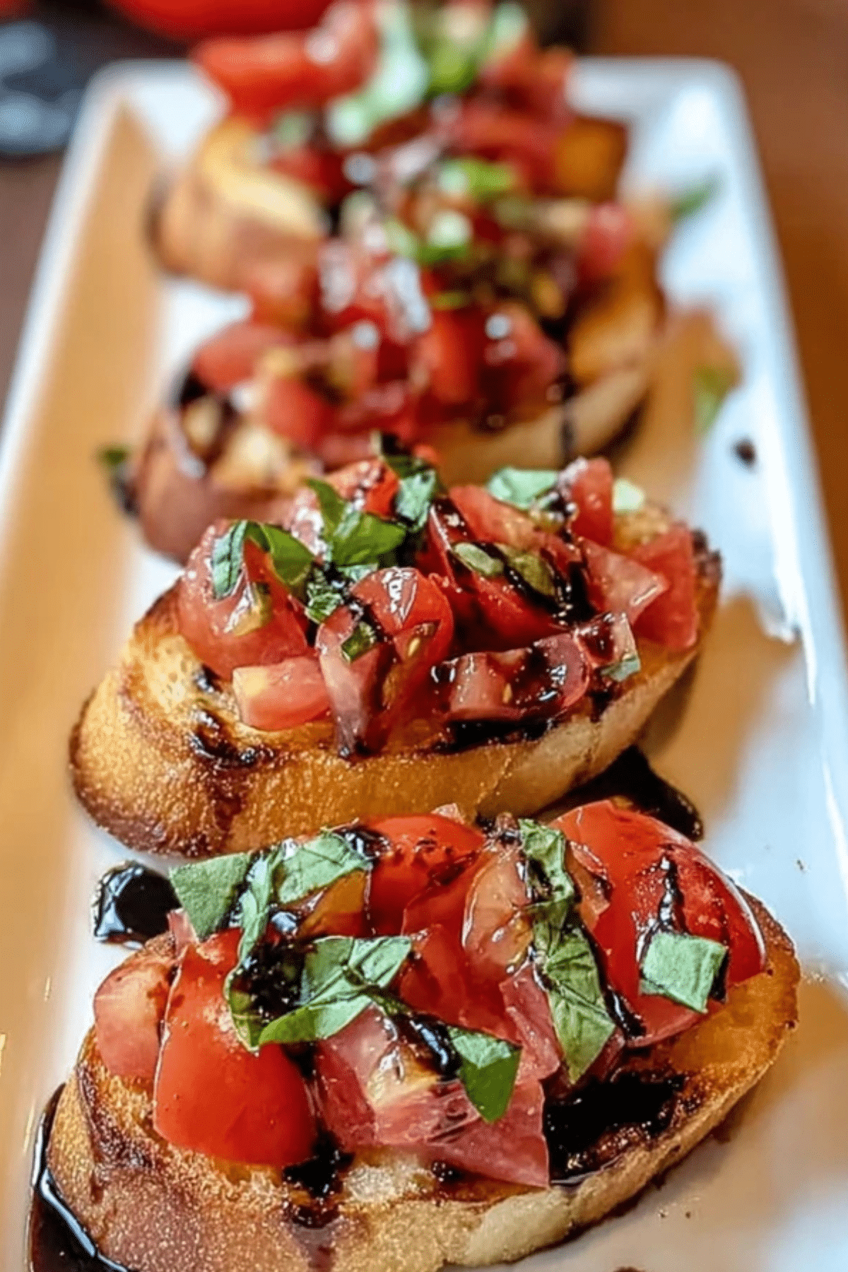 Bruschetta with Balsamic Glaze