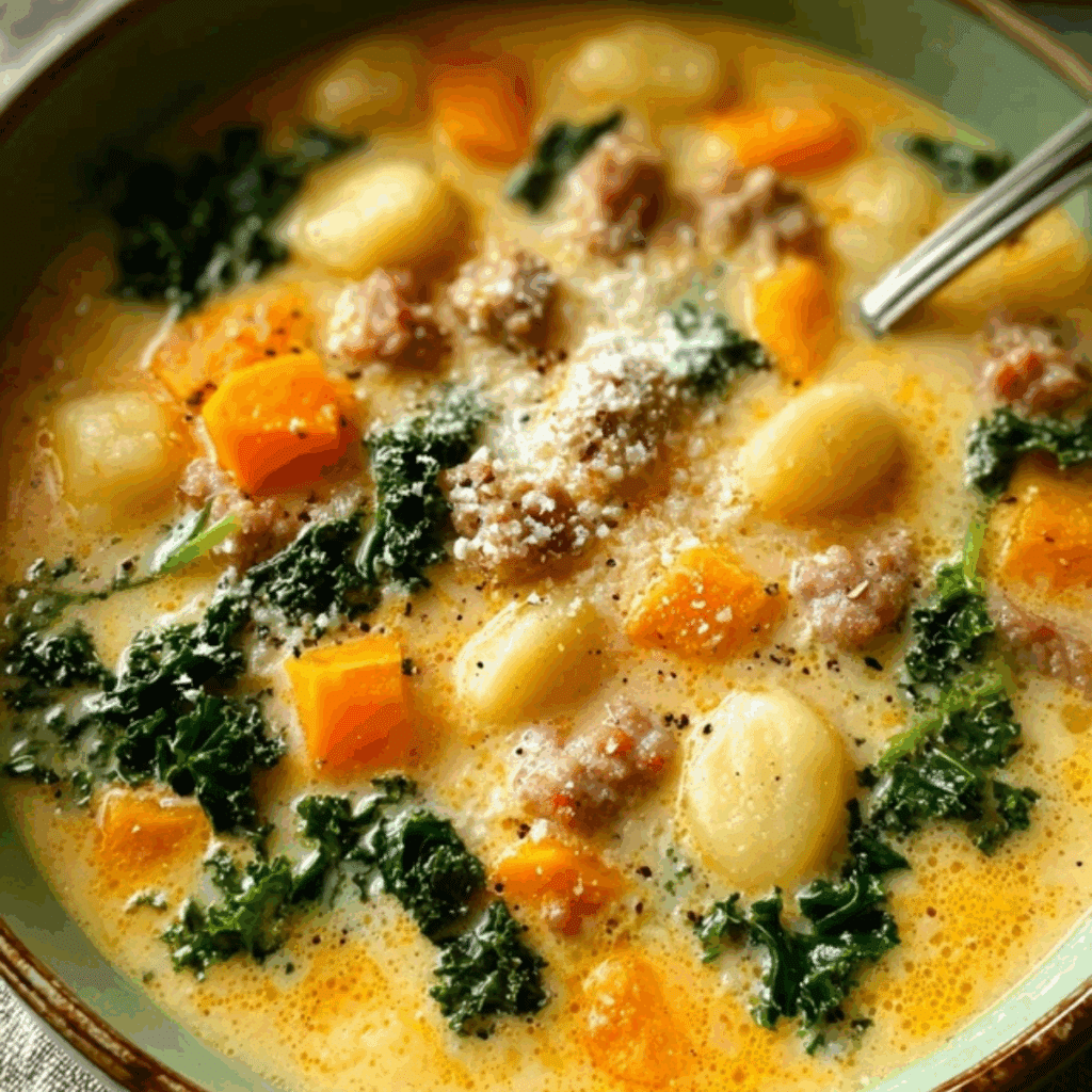 Butternut Squash Gnocchi Soup