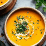Butternut Squash and Sweet Potato Soup