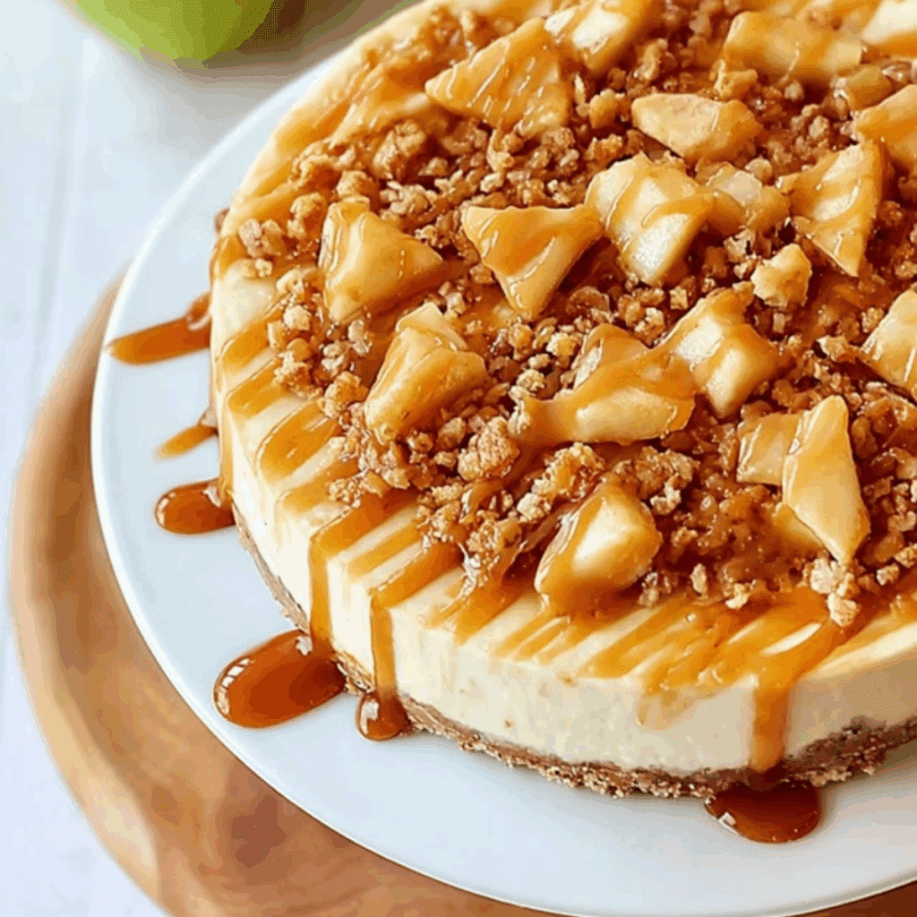 Caramel Apple Cheesecake