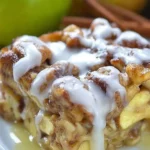 Caramel Apple Cinnamon Roll Lasagna