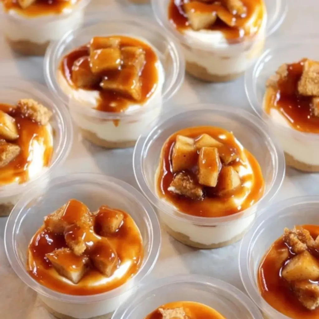 Caramel Apple Dessert Cups