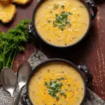 Cheddar Garlic Herb Potato Soup