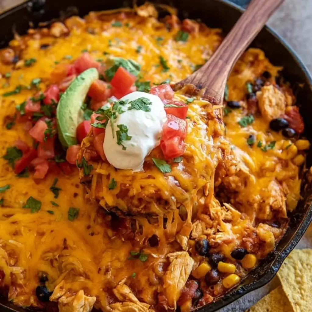 Chicken Enchilada Skillet