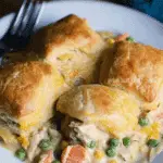 Chicken Pot Pie with Biscuits