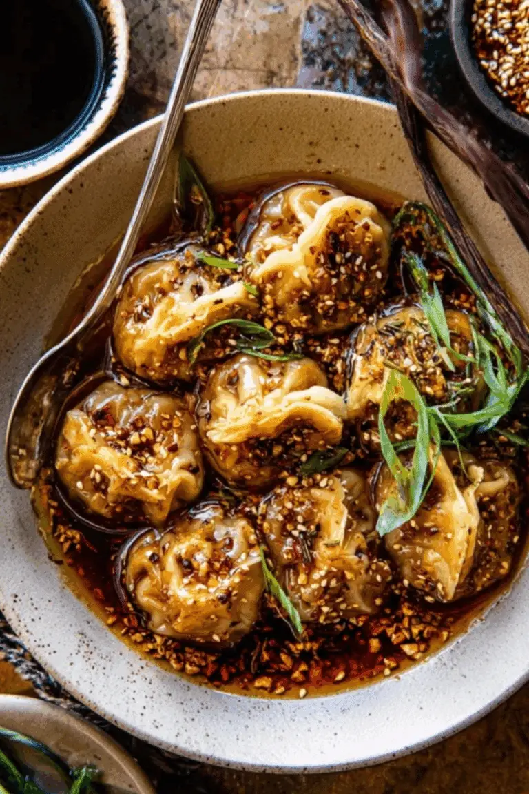 Chili Crisp Butternut Squash Dumplings