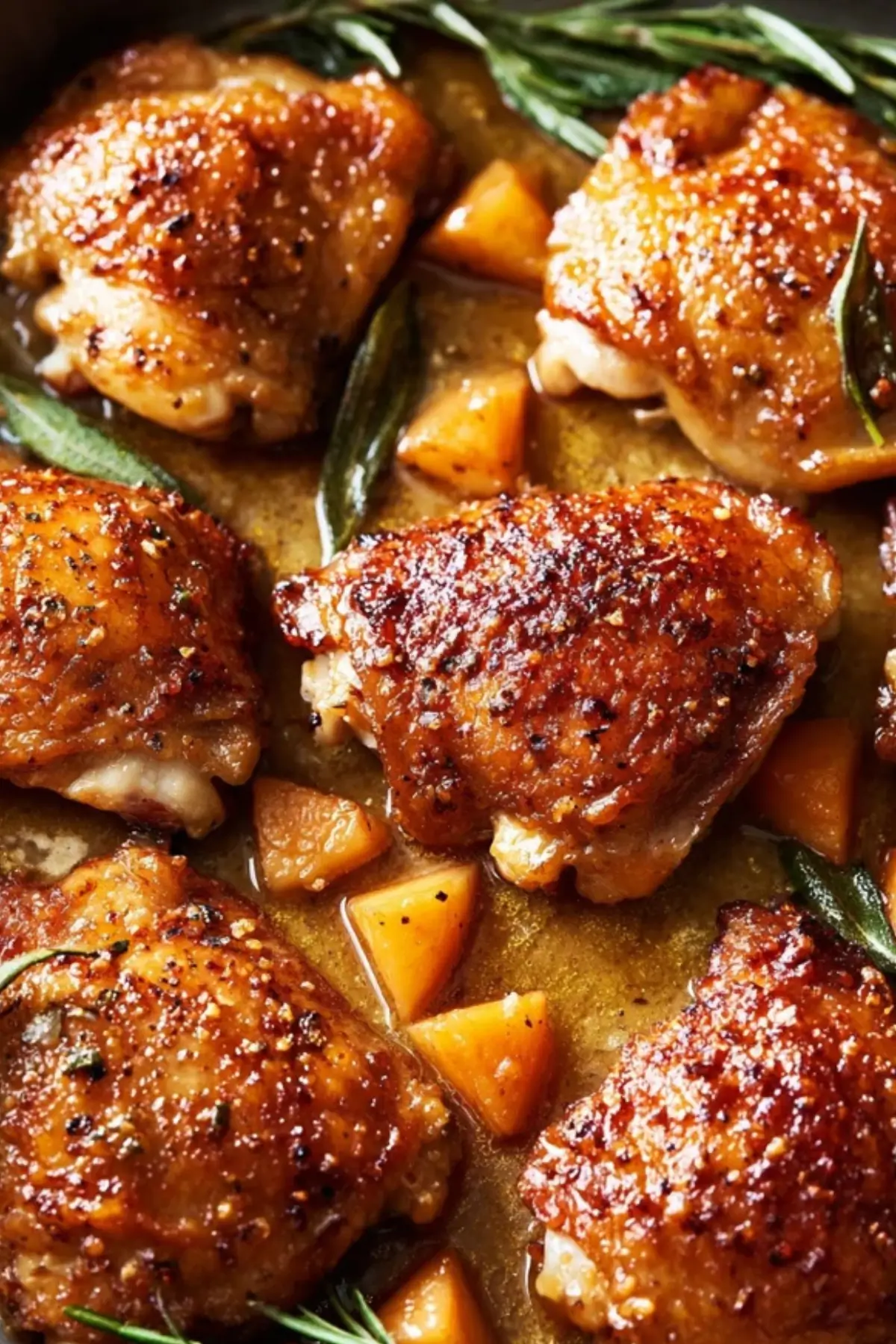 Cider Glazed Chicken Thighs