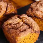 Cinnamon Swirl Pumpkin Bread Mini Loaves
