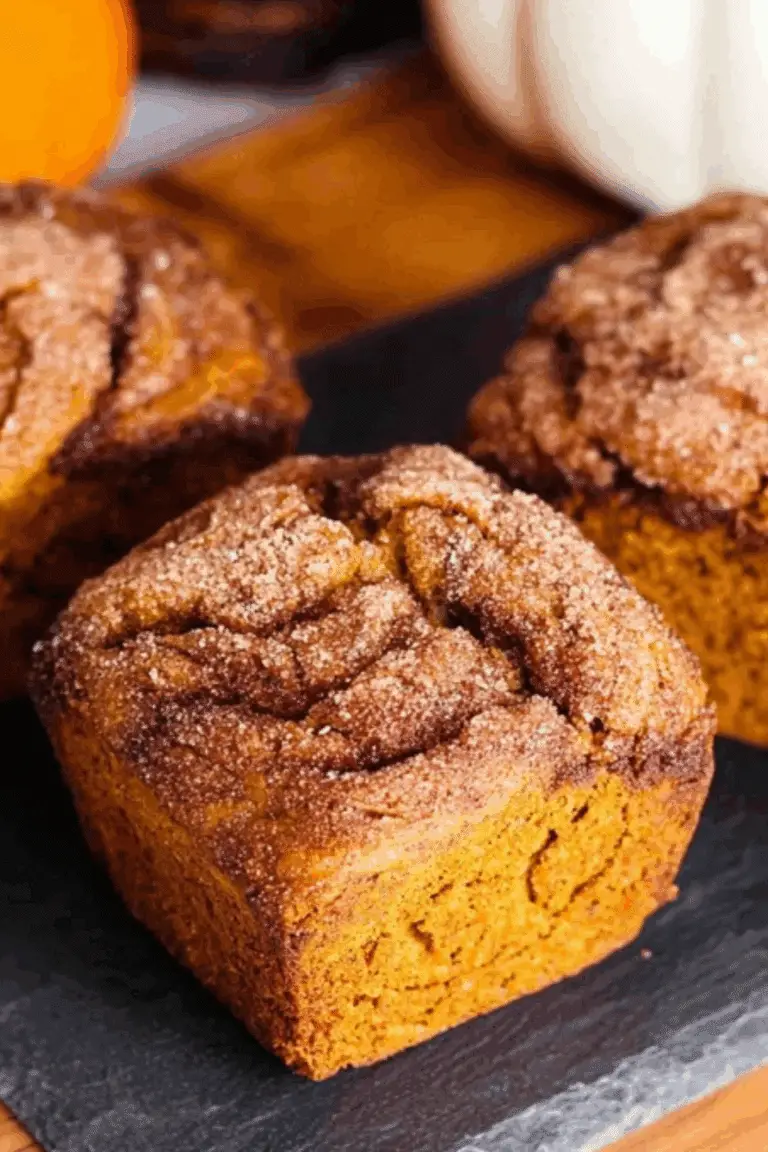 Cinnamon Swirl Pumpkin Bread Mini Loaves