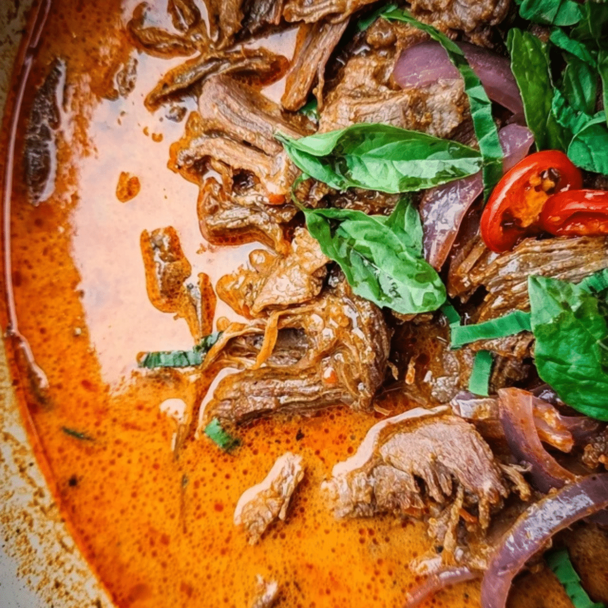 Coconut Red Curry Drip Beef: 5 Easy Steps to Perfection - Sabores Recetas