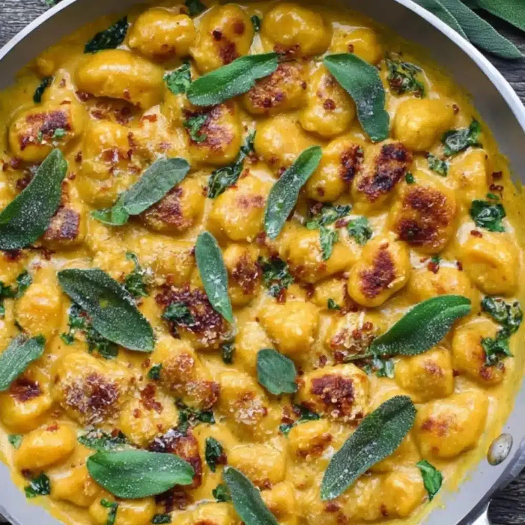 Creamy Pumpkin Gnocchi
