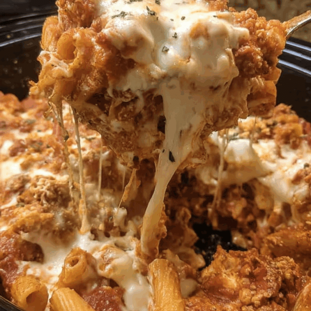 Crock Pot Baked Ziti