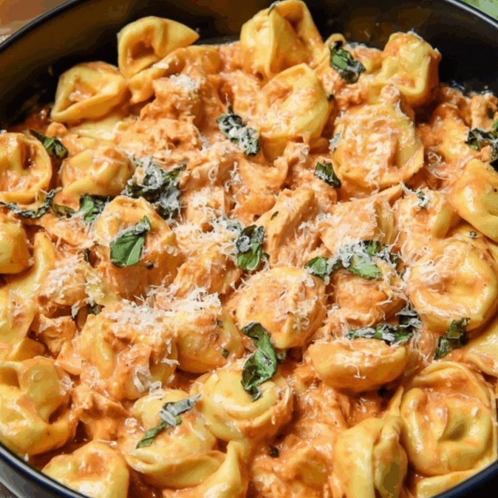 CrockPot Chicken Tortellini