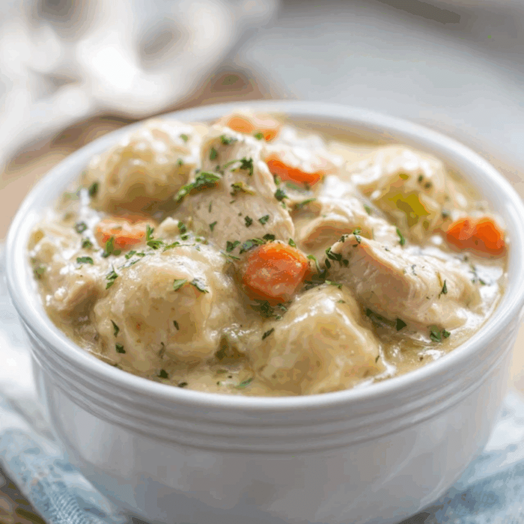 Crockpot Chicken & Dumplings