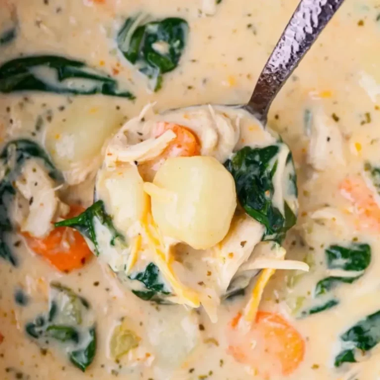 Crockpot Chicken Gnocchi Soup