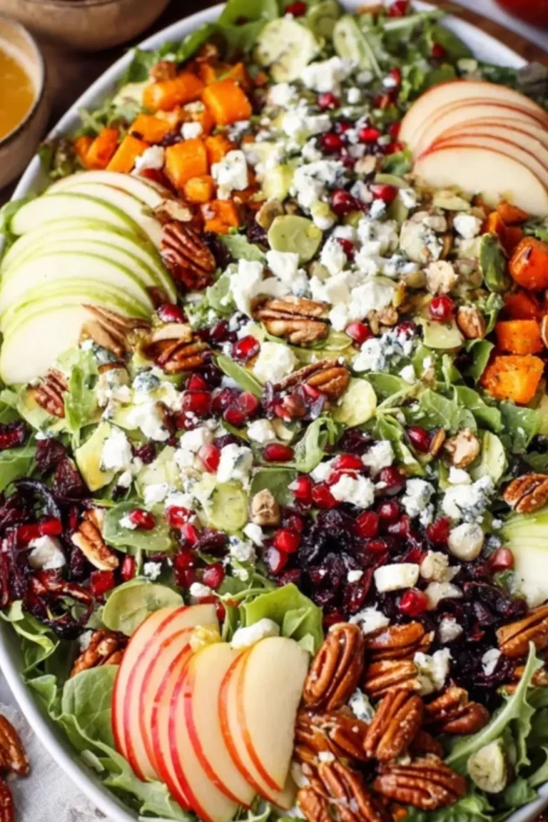 Fall Harvest Salad with Apple Cider Vinaigrette