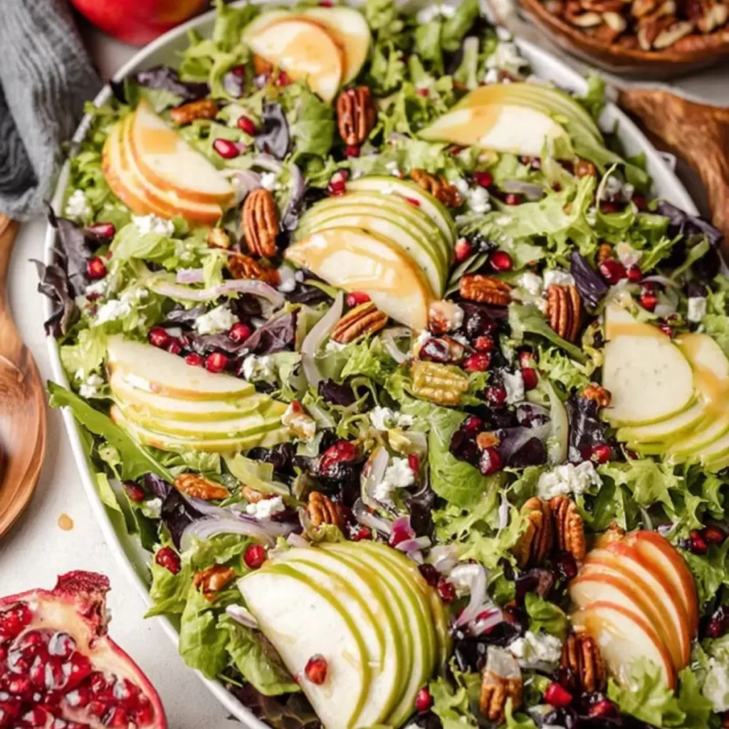 Fall Harvest Salad with Apple Cider Vinaigrette
