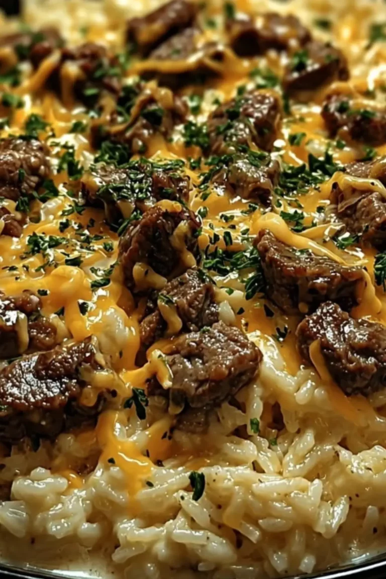 Garlic Butter Beef and Rice
