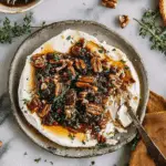 Goat Cheese Appetizer with Fig Jam & Pecans