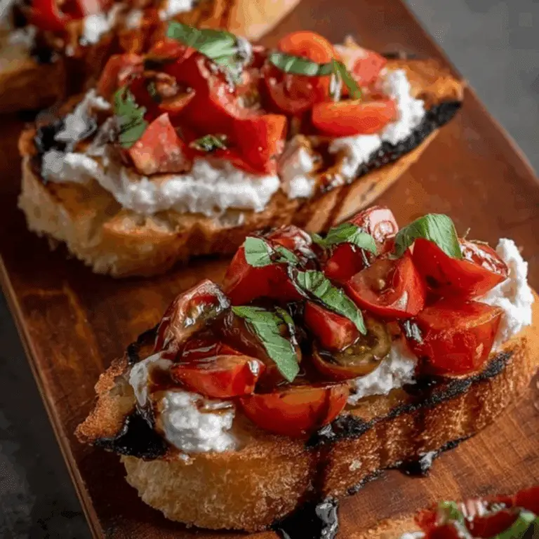 Goat Cheese Bruschetta Recipe